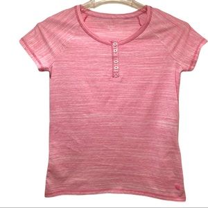 T by Talbots pink short sleeve top size S petite
